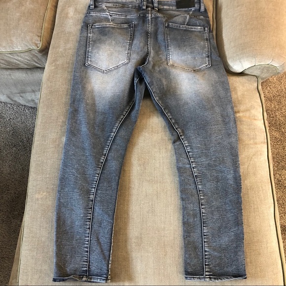 Kenneth Cole black acid wash denim pants 33 x 30 - Picture 1 of 4